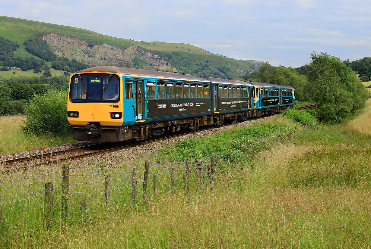 143616 & 143601 Pontlottyn 5 July 2019