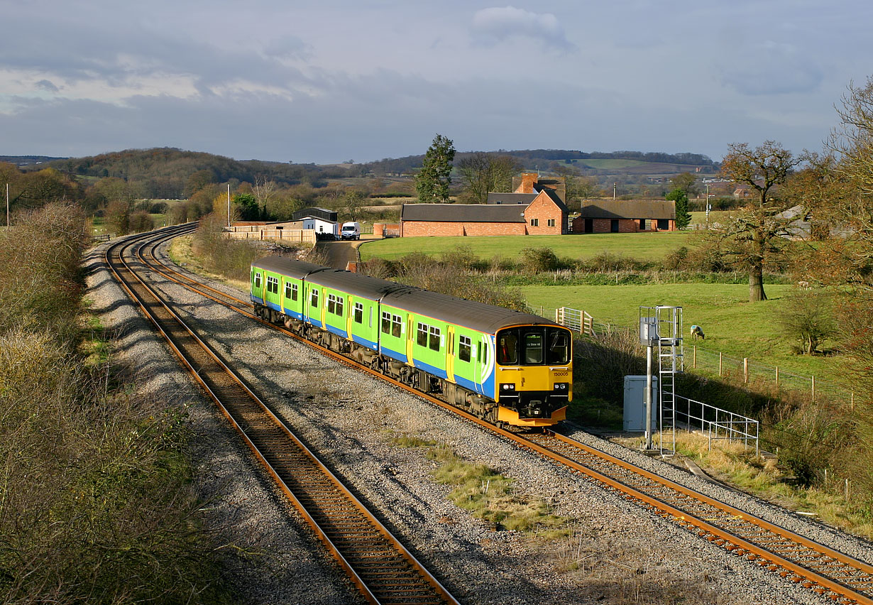 150005 Edstone Aqueduct 22 November 2008