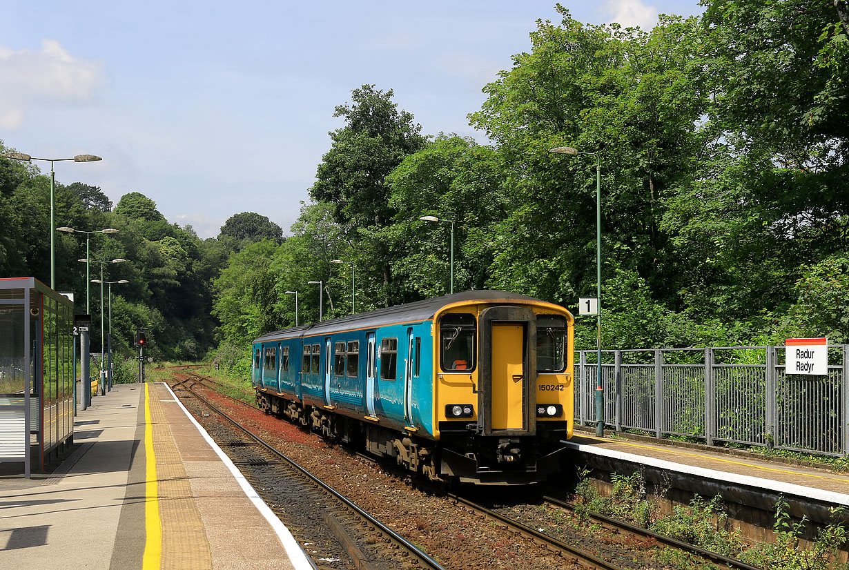 150242 Radyr 8 July 2019