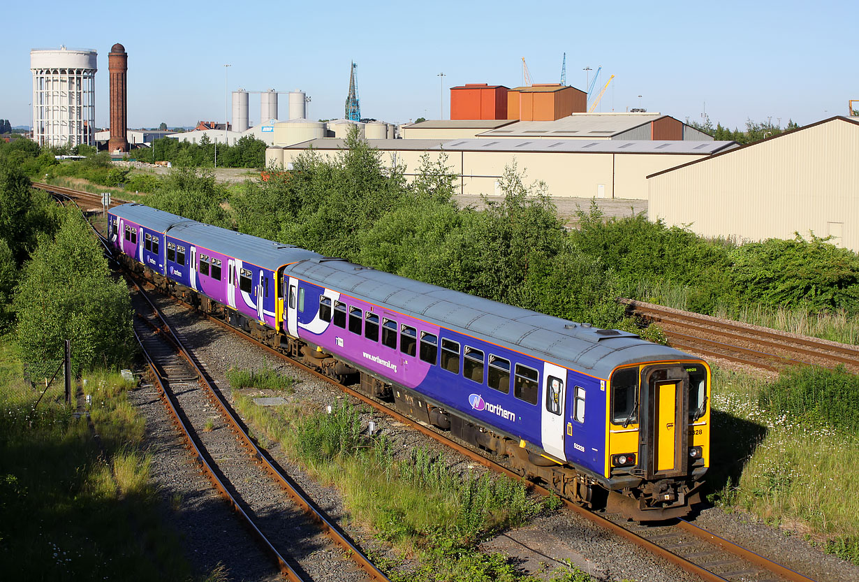 153328 & 150272 Goole (Potters Grange Junction) 17 June 2010