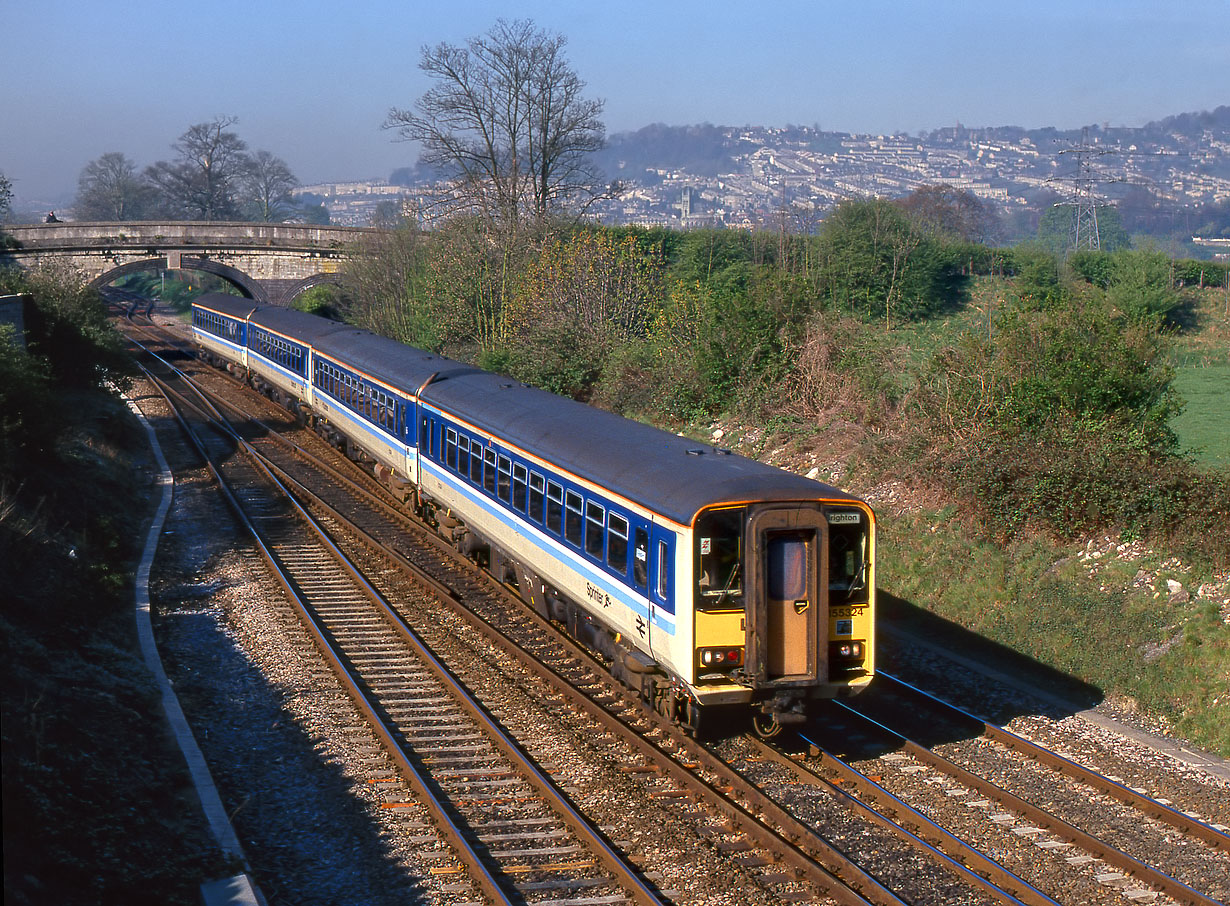 155324 & 155320 Bathampton 5 April 1990