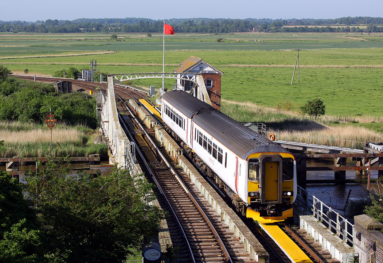 156419 Reedham Swing Bridge 26 May 2017