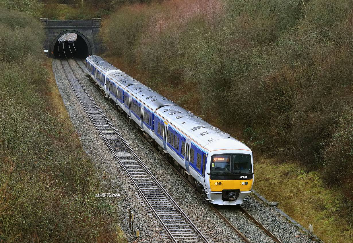 165034 & 165028 Brill Tunnel 14 January 2023