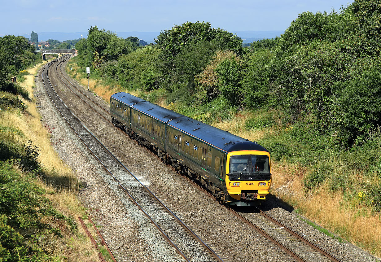 166206 Up Hatherley 15 July 2018