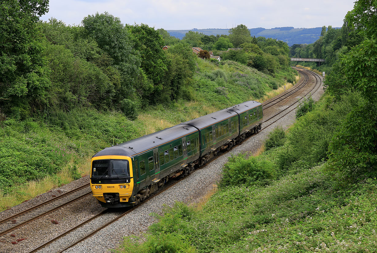 166219 Up Hatherley 13 July 2019