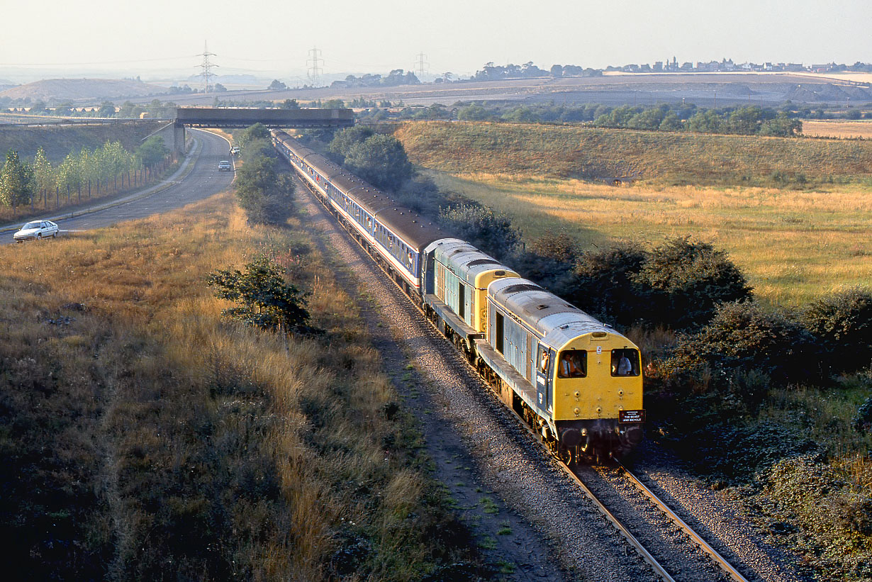 20096 & 20075 Markham Colliery Junction 1 September 1991