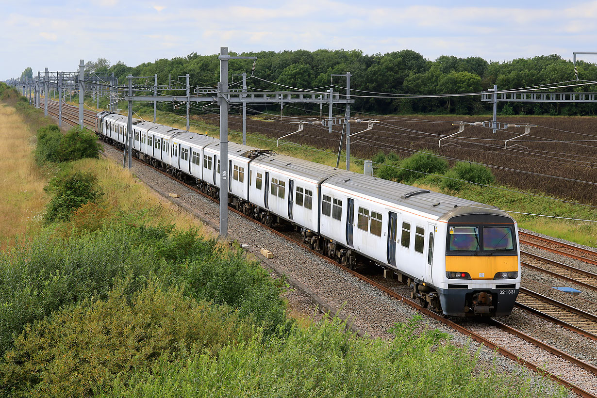 321331, 321333 & 37884 Denchworth (Circourt Bridge) 10 August 2023