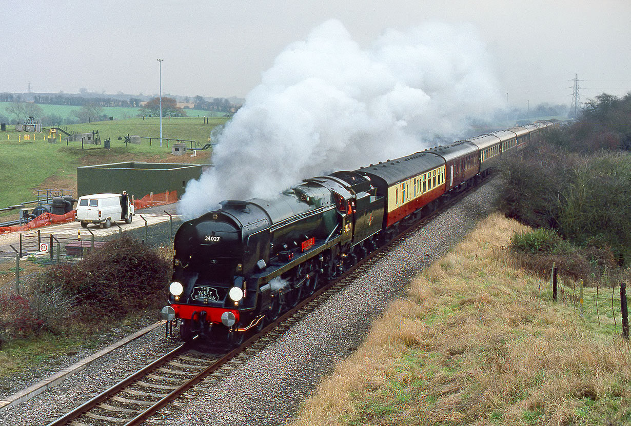 34027 Bremell Sidings 29 November 1991