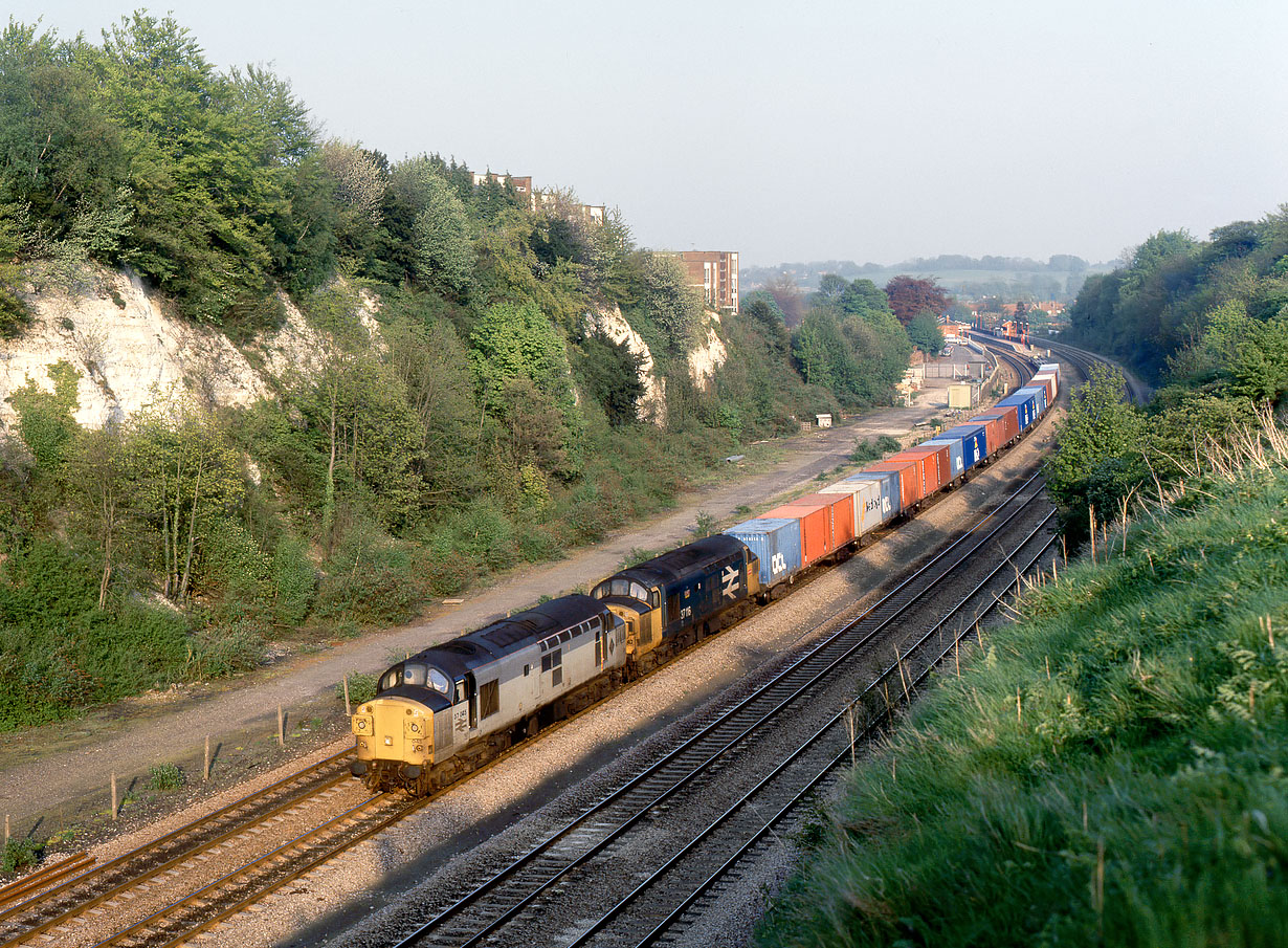 37045 & 37116 Pangbourne 28 April 1993