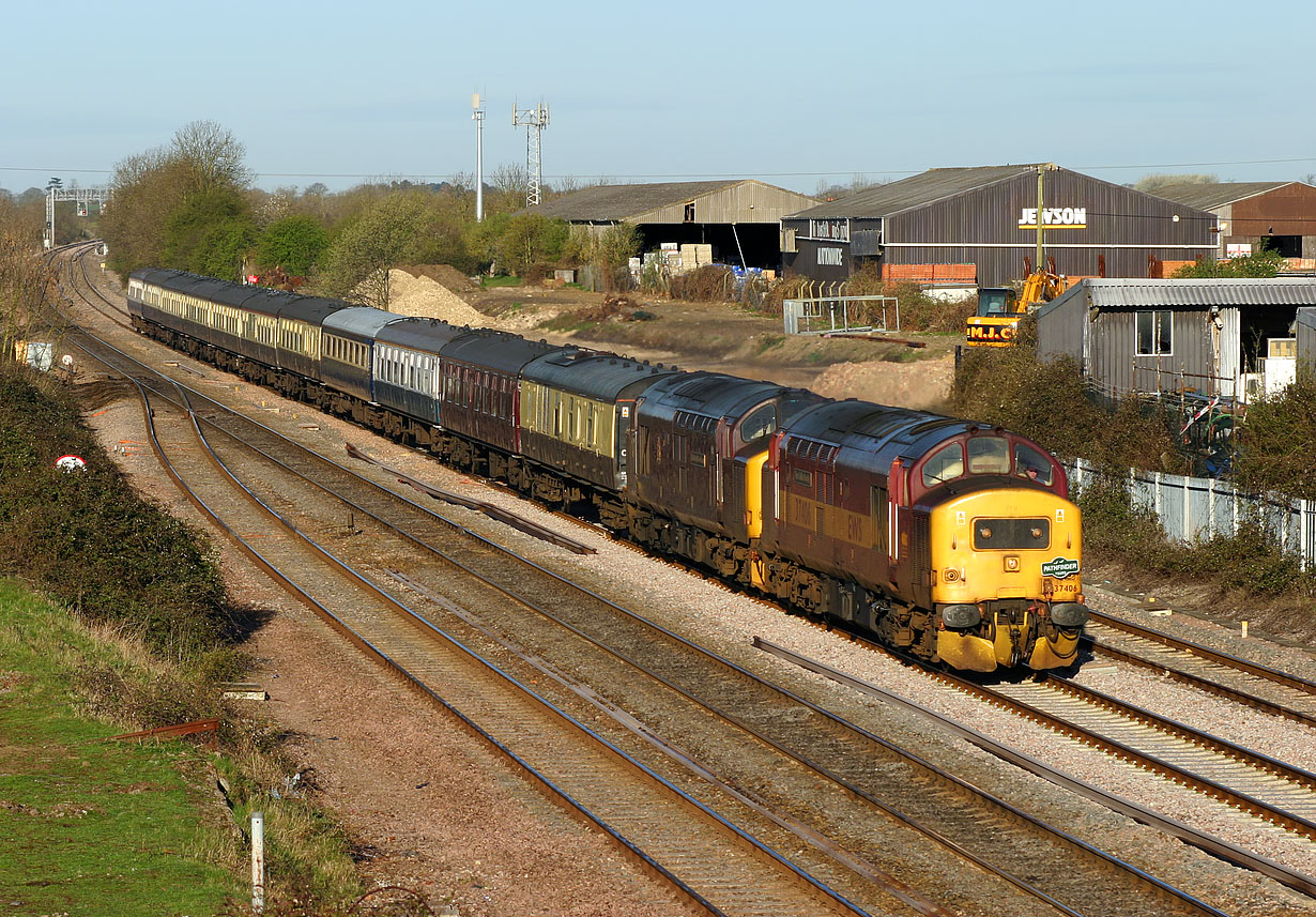 37406 & 37401 Challow 9 April 2005