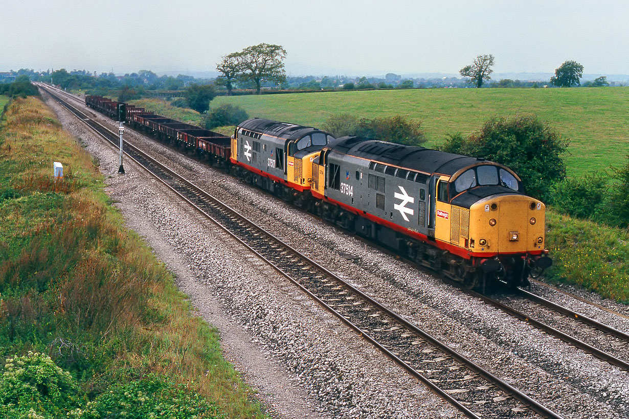 37514 & 37517 Badgeworth 28 September 1989