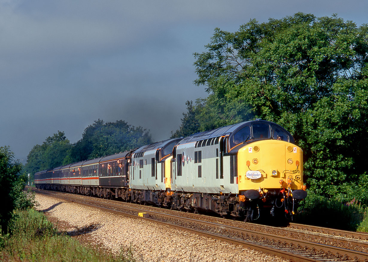 37603 & 37601 Lickey Incline 13 July 1996