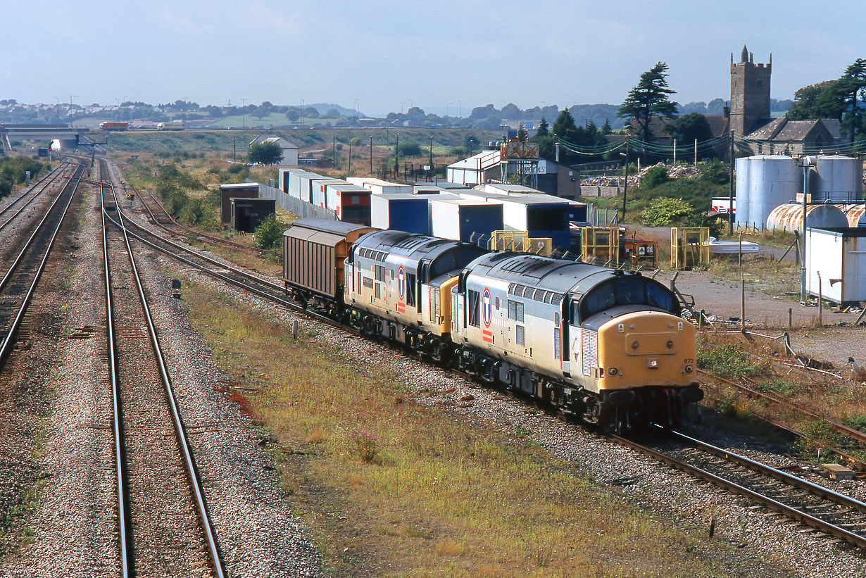 37673 & 37674 Severn Tunnel Junction 27 August 1998