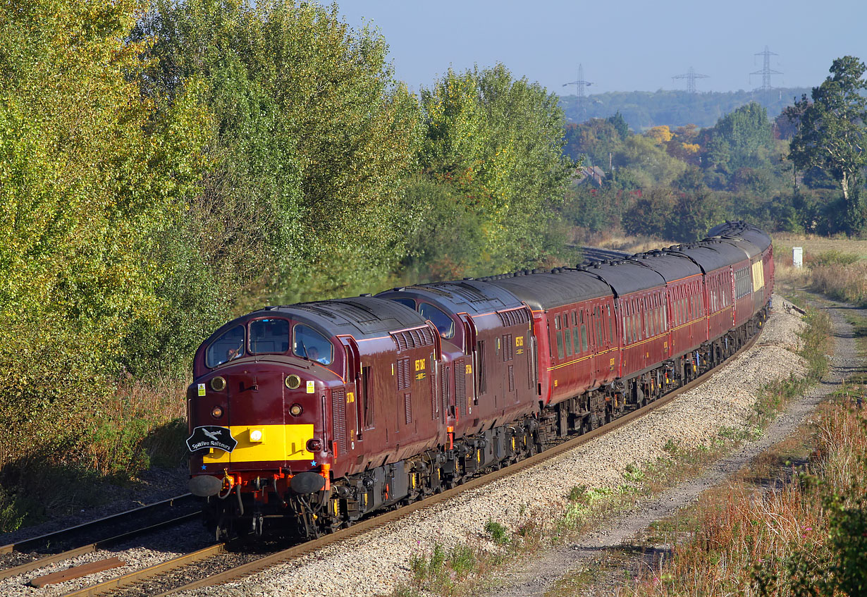 37706 & 37516 Didcot North Junction 26 September 2009