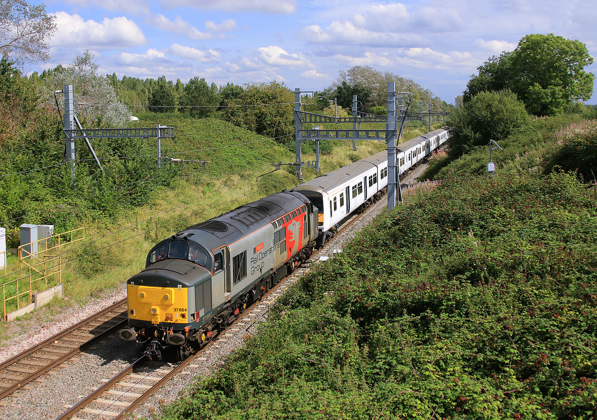 37884, 321340 & 321343 Baulking 24 August 2023