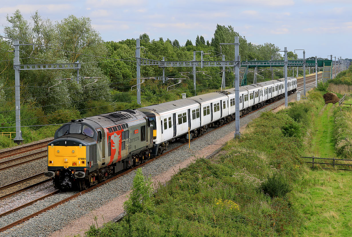 37884, 321333 & 321331 Denchworth (Circourt Bridge) 10 August 2023