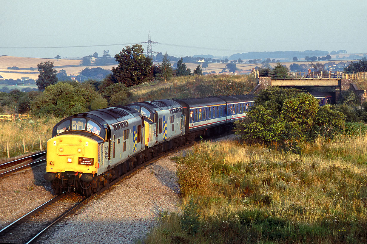 37888 & 37705 Staveley 1 September 1991