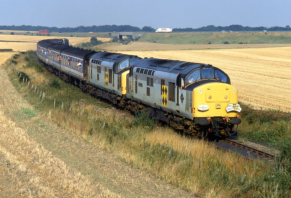 37899 & 37896 Oxcroft Junction 1 September 1991