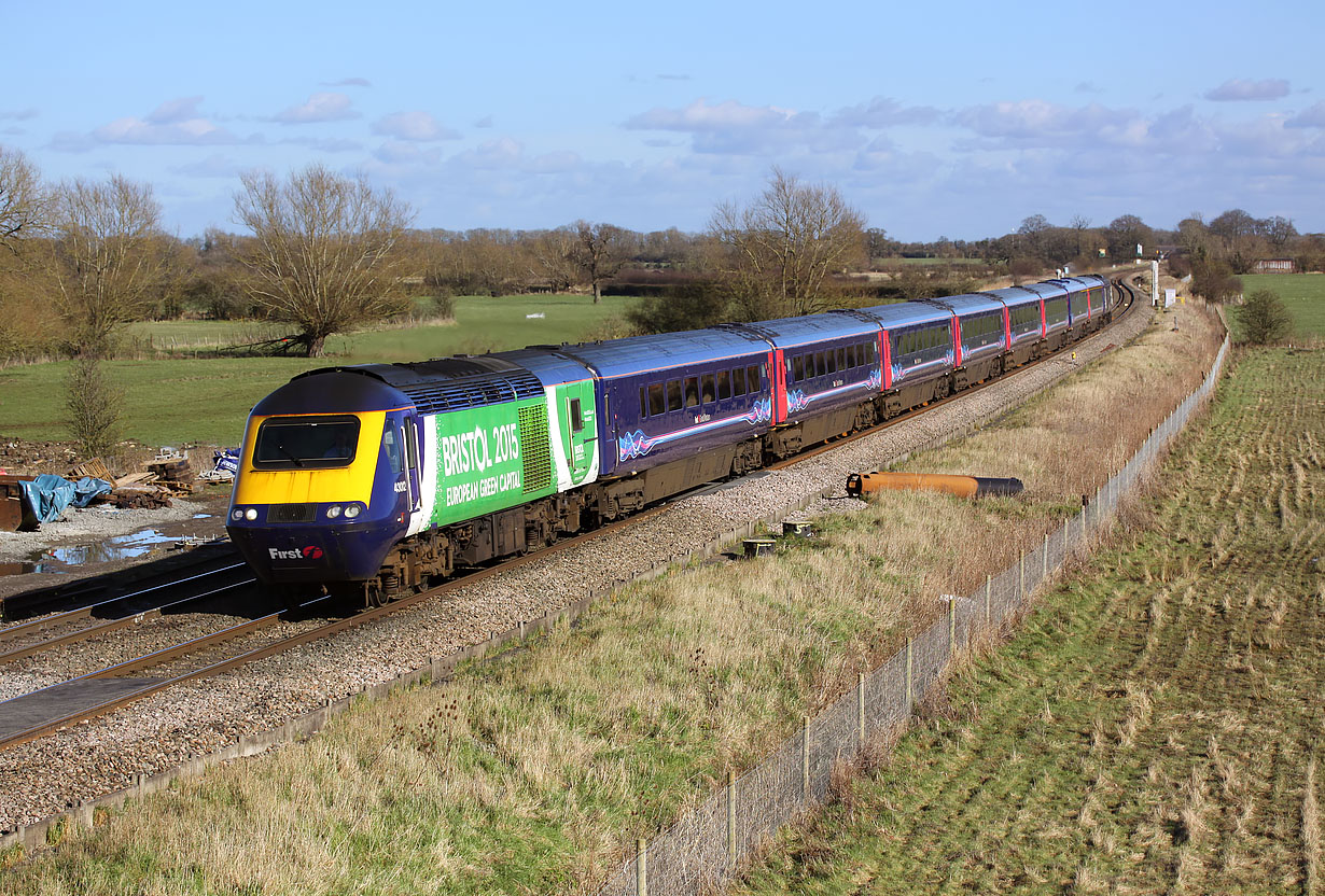 43012 Shrivenham (Ashbury Crossing) 18 February 2016