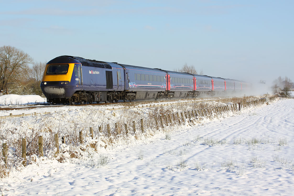 43028 Shrivenham (Ashbury Crossing) 7 January 2010