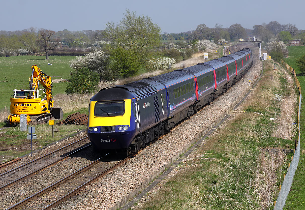 43036 Shrivenham (Ashbury Crossing) 20 April 2015