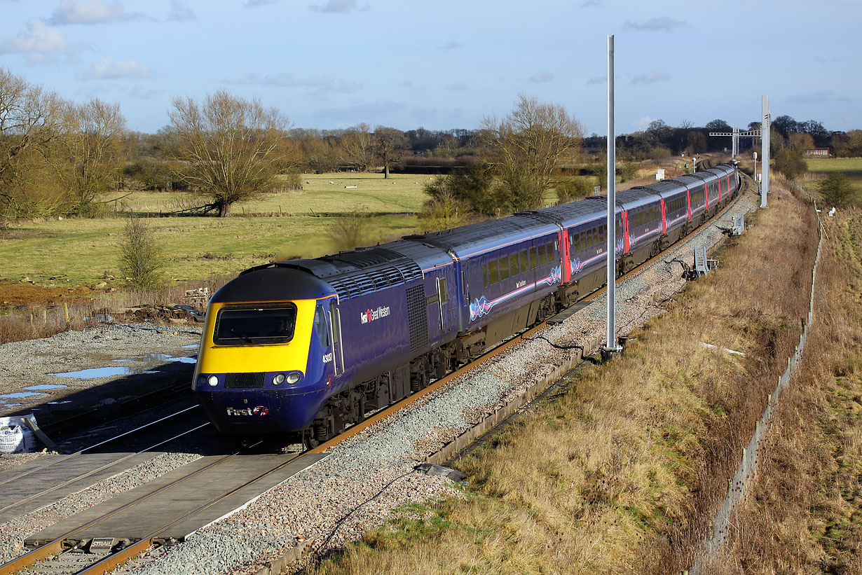 43037 Shrivenham (Ashbury Crossing) 4 February 2017