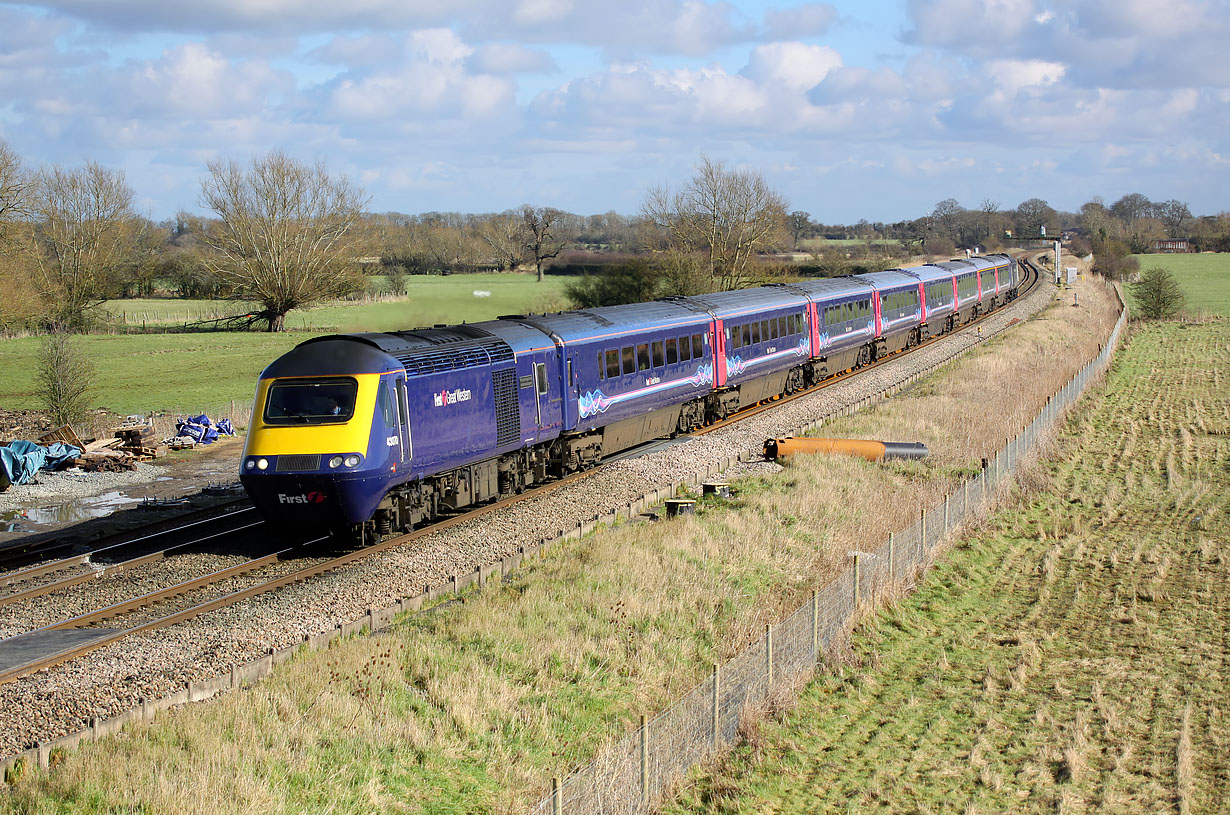 43070 Shrivenham (Ashbury Crossing) 18 February 2016