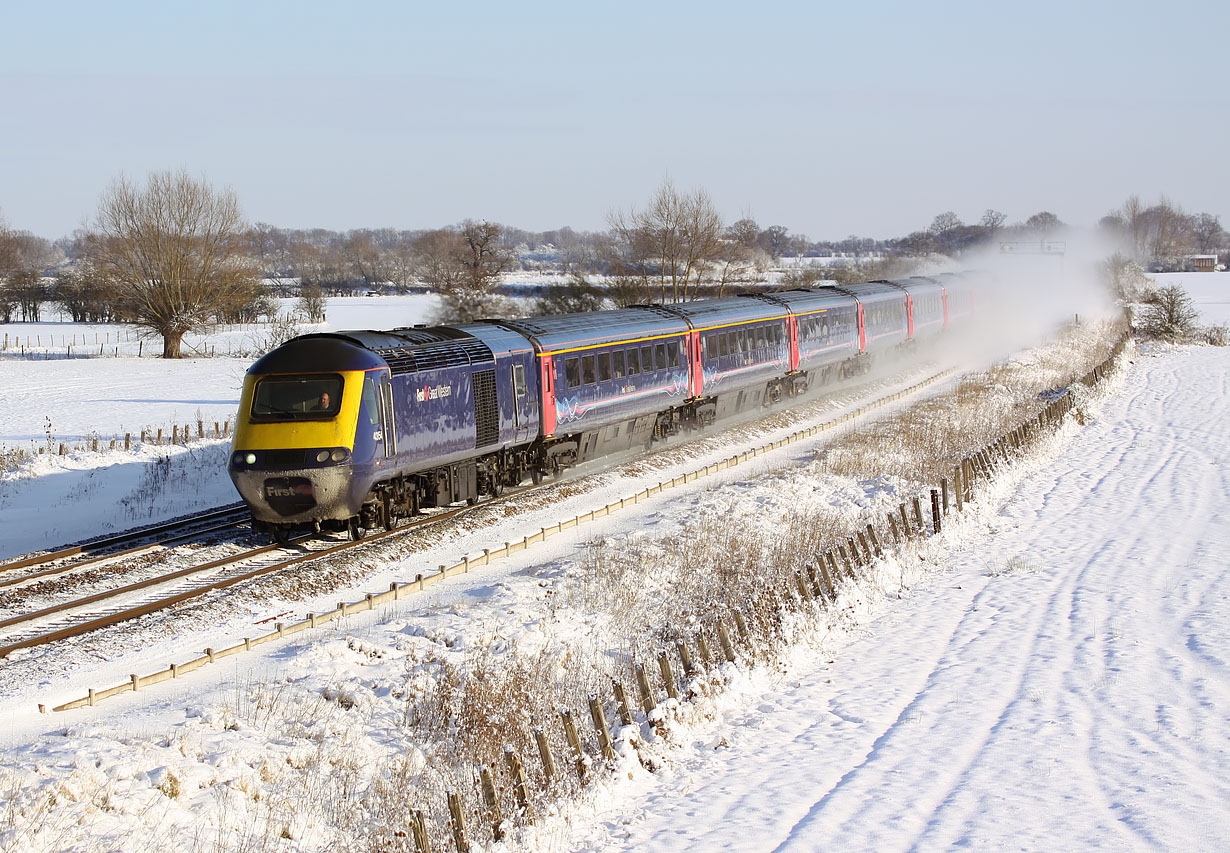 43154 Shrivenham (Ashbury Crossing) 7 January 2010