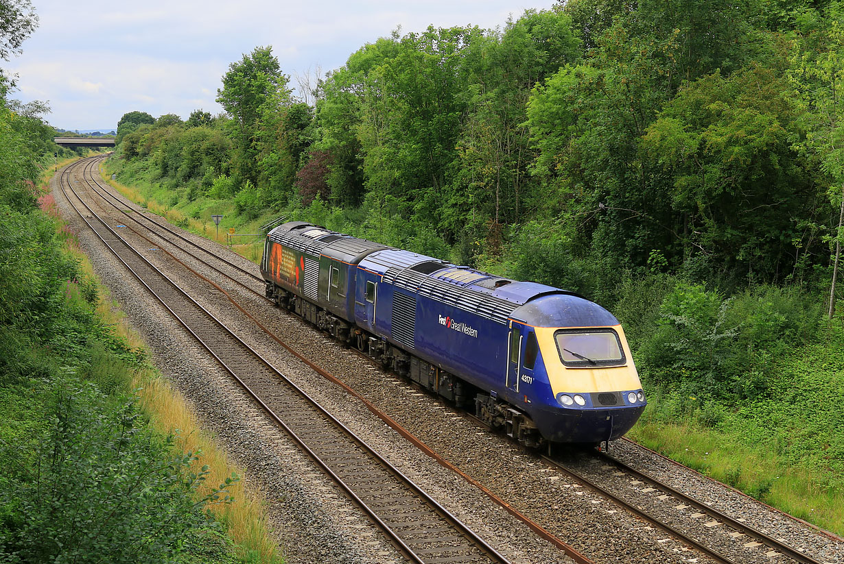 43171 & 43172 Up Hatherley 24 July 2020