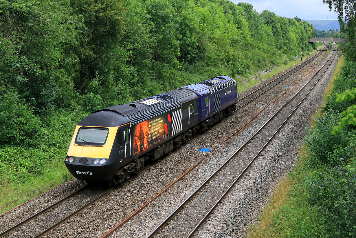 43172 & 43171 Up Hatherley 24 July 2020