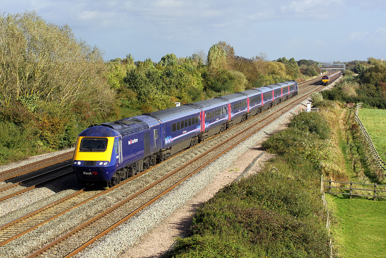 43177 Denchworth (Circourt Bridge) 16 October 2012