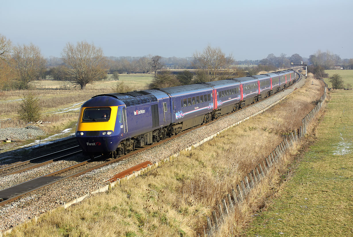 43177 Shrivenham (ashbury Crossing) 11 February 2012