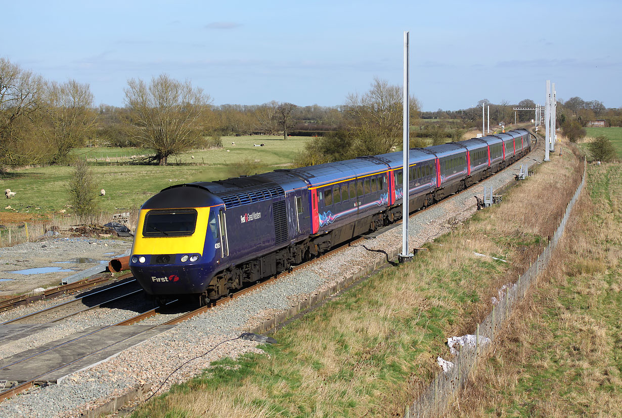 43183 Shrivenham (Ashbury Crossing) 13 March 2017