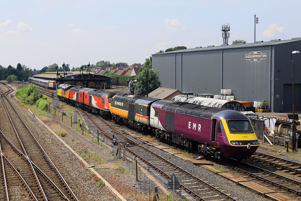 43274, 43044, 43257, 43251 & 37057 Kidderminster 22 July 2021