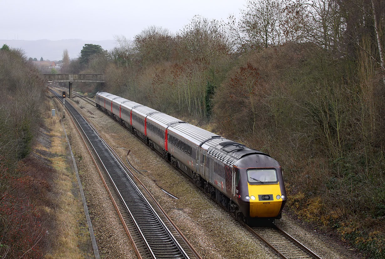 43378 Up Hatherley 14 January 2011