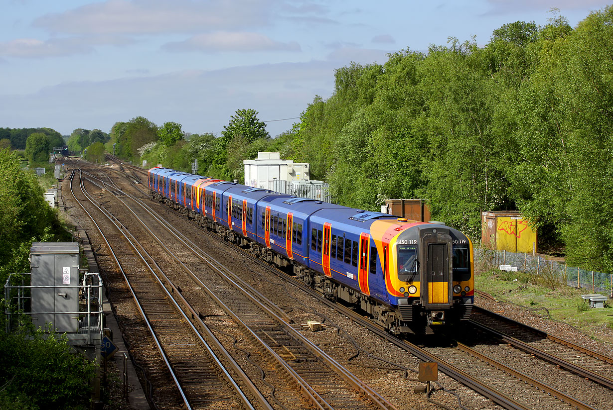 450119 & 450559 Worting Junction 14 May 2016