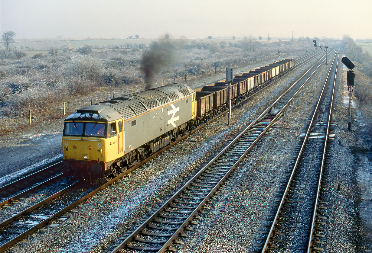 47019 South Moreton (Didcot East) 11 December 1991