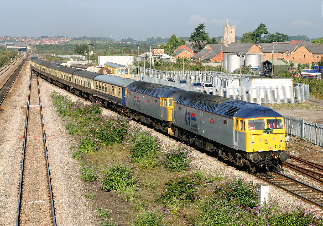 47316 & 47200 Severn Tunnel Junction 14 August 2004