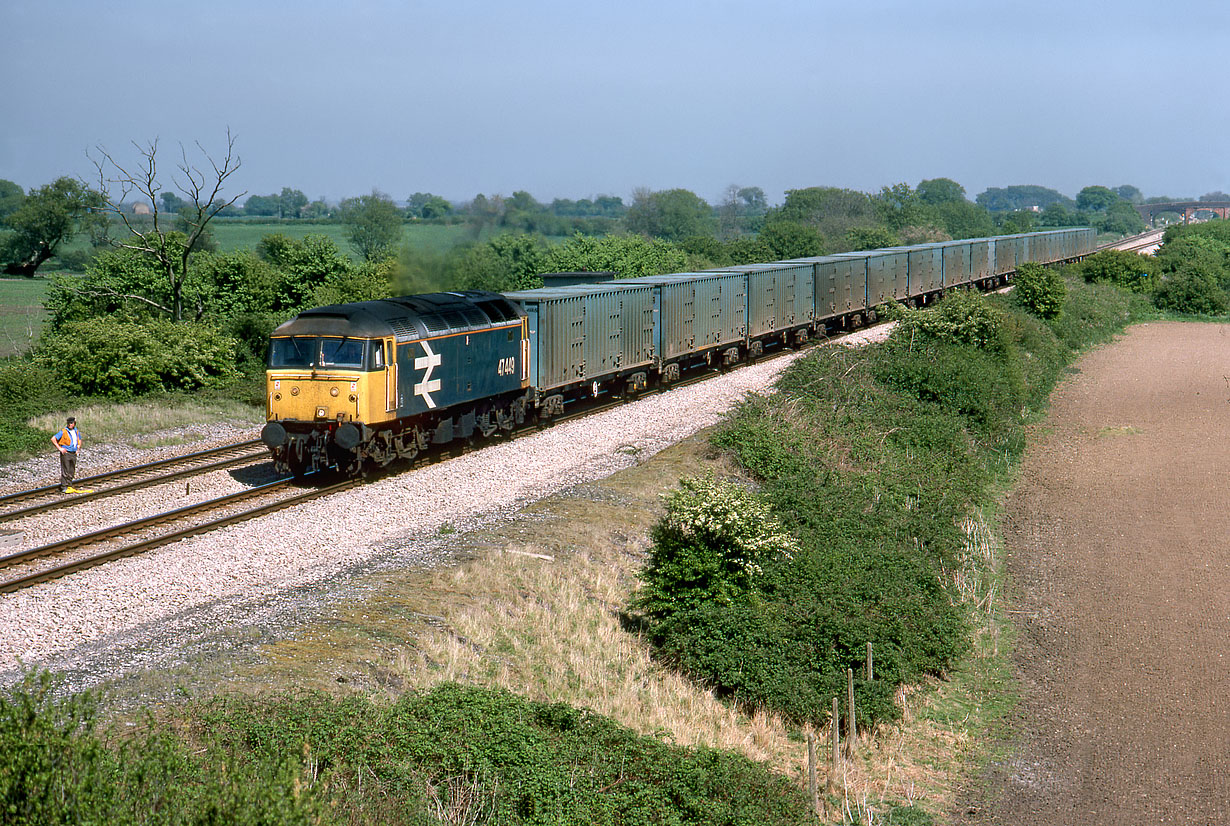 47449 Denchworth (Circourt Bridge) 8 May 1987