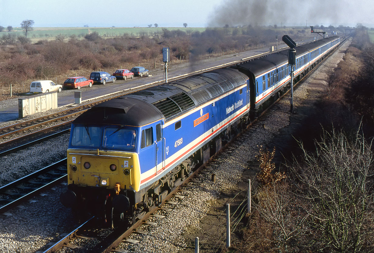 47583 South Moreton (Didcot East) 29 January 1992