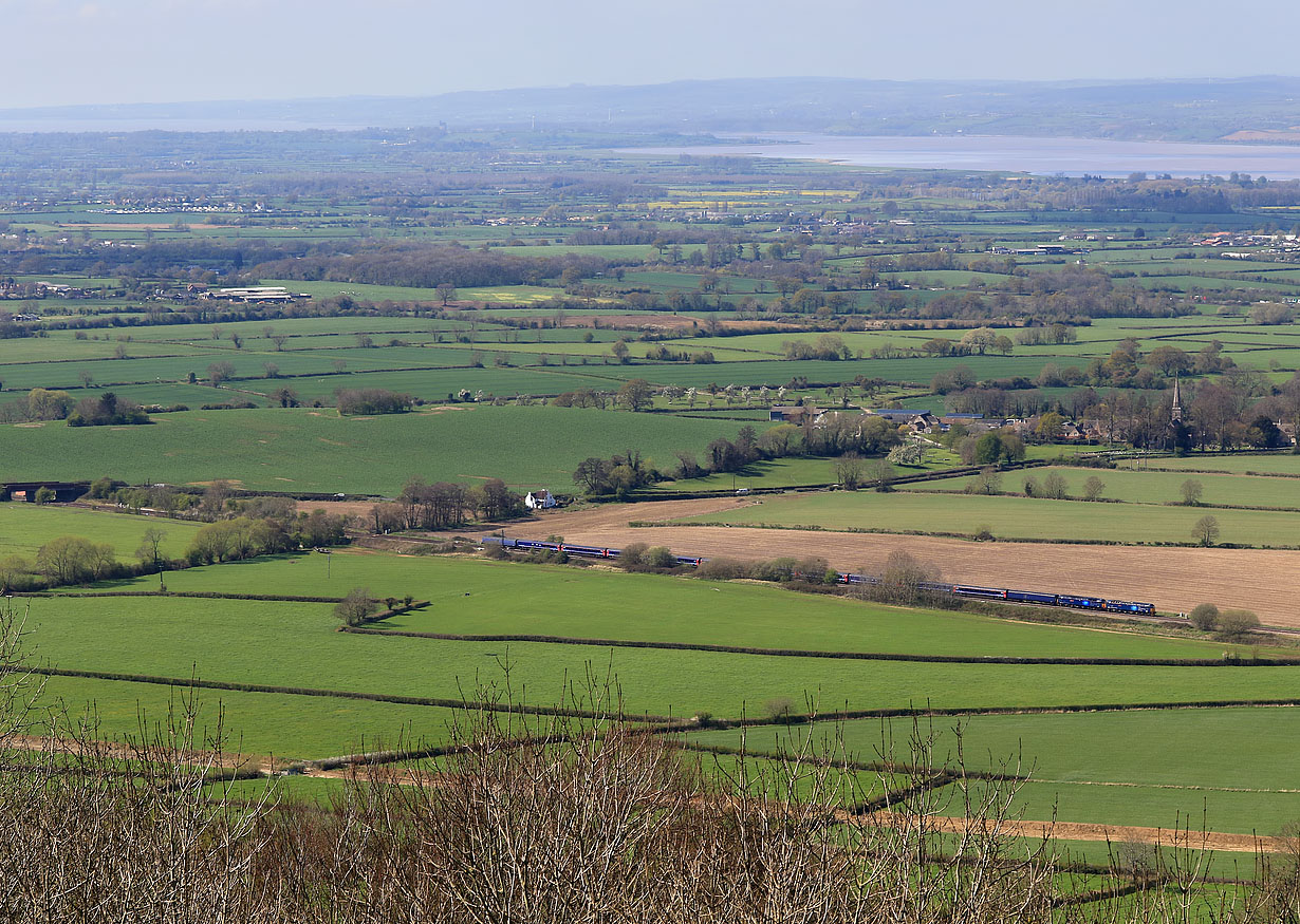 47813 & 47815 Standish Junction (Viewed from Haresfield Beacon) 11 April 2019