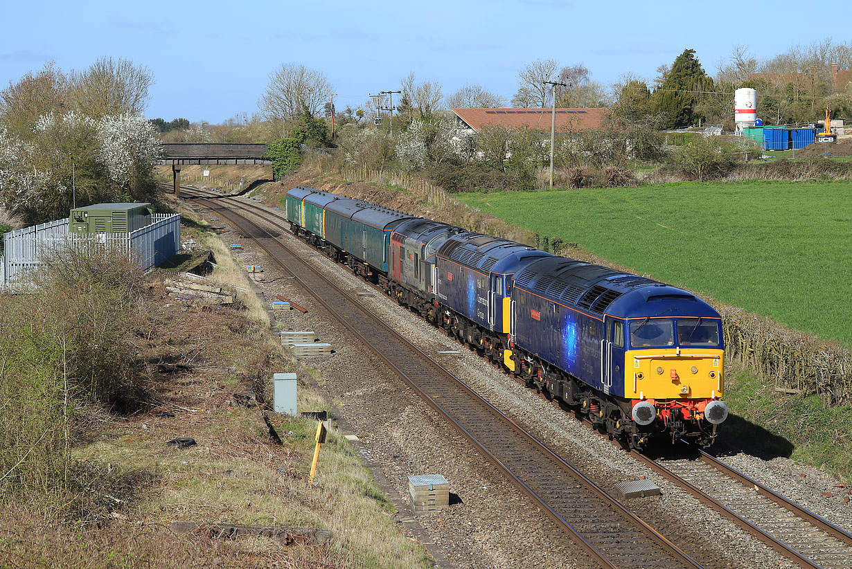 47815, 47813 & 37611 Defford 25 March 2019