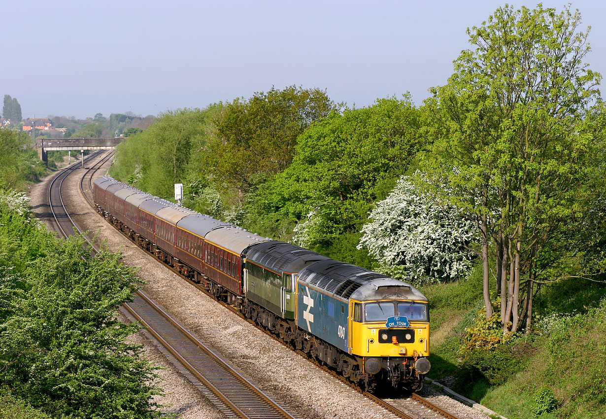 47847 & 47815 Up Hatherley 28 April 2007