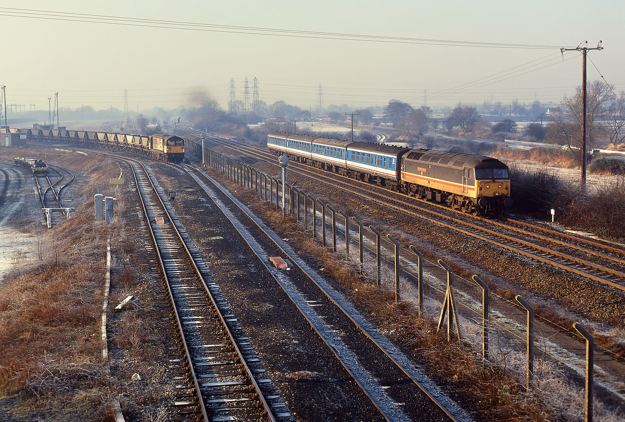 47973 Stenson Junction 22 January 1992