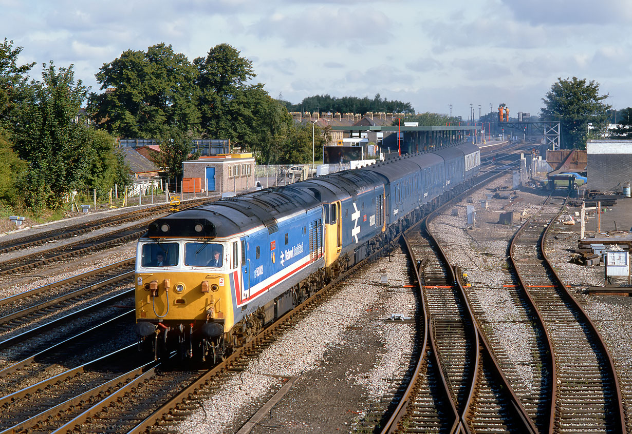 50002 & 50003 Oxford 26 July 1987