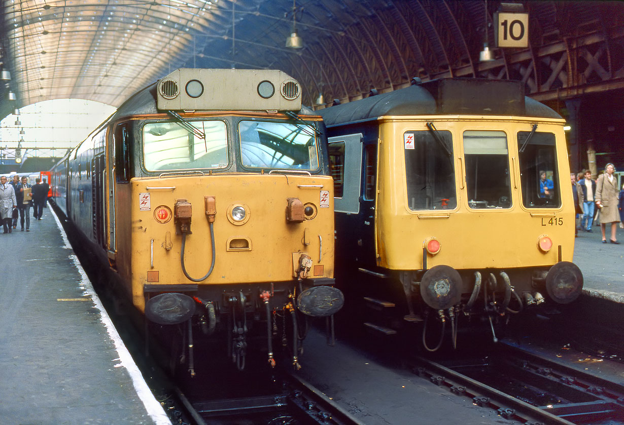 50005 & L415 Paddington 22 November 1986