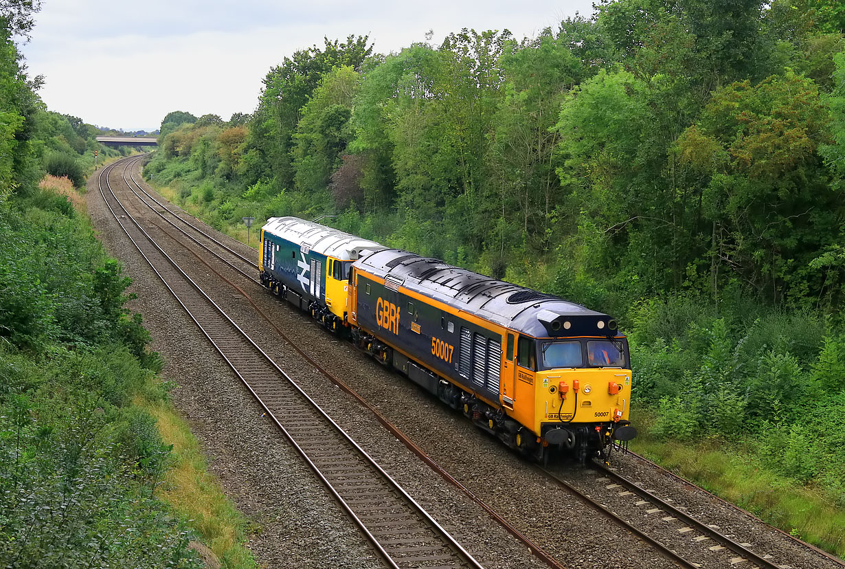 50007 & 50033 Up Hatherley 29 August 2019