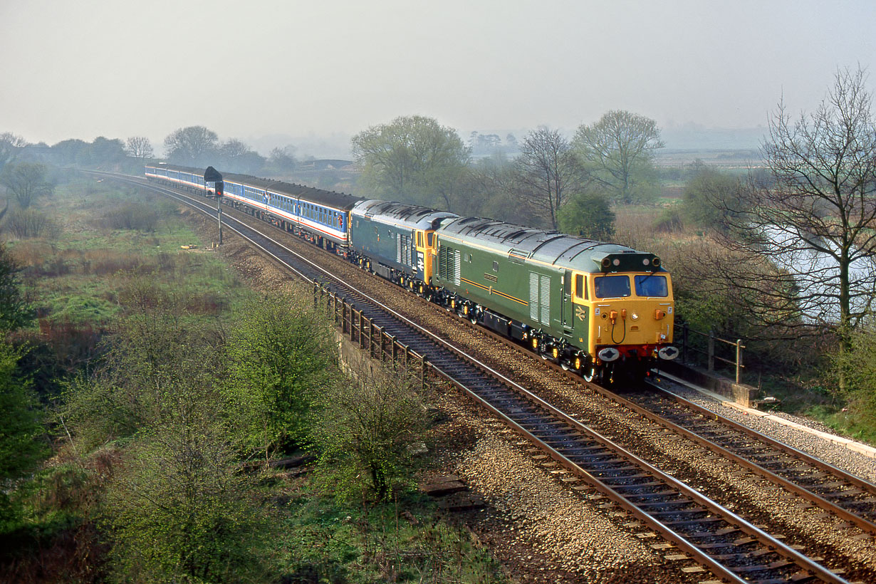 50007 & D400 Aynho Junction 11 April 1992