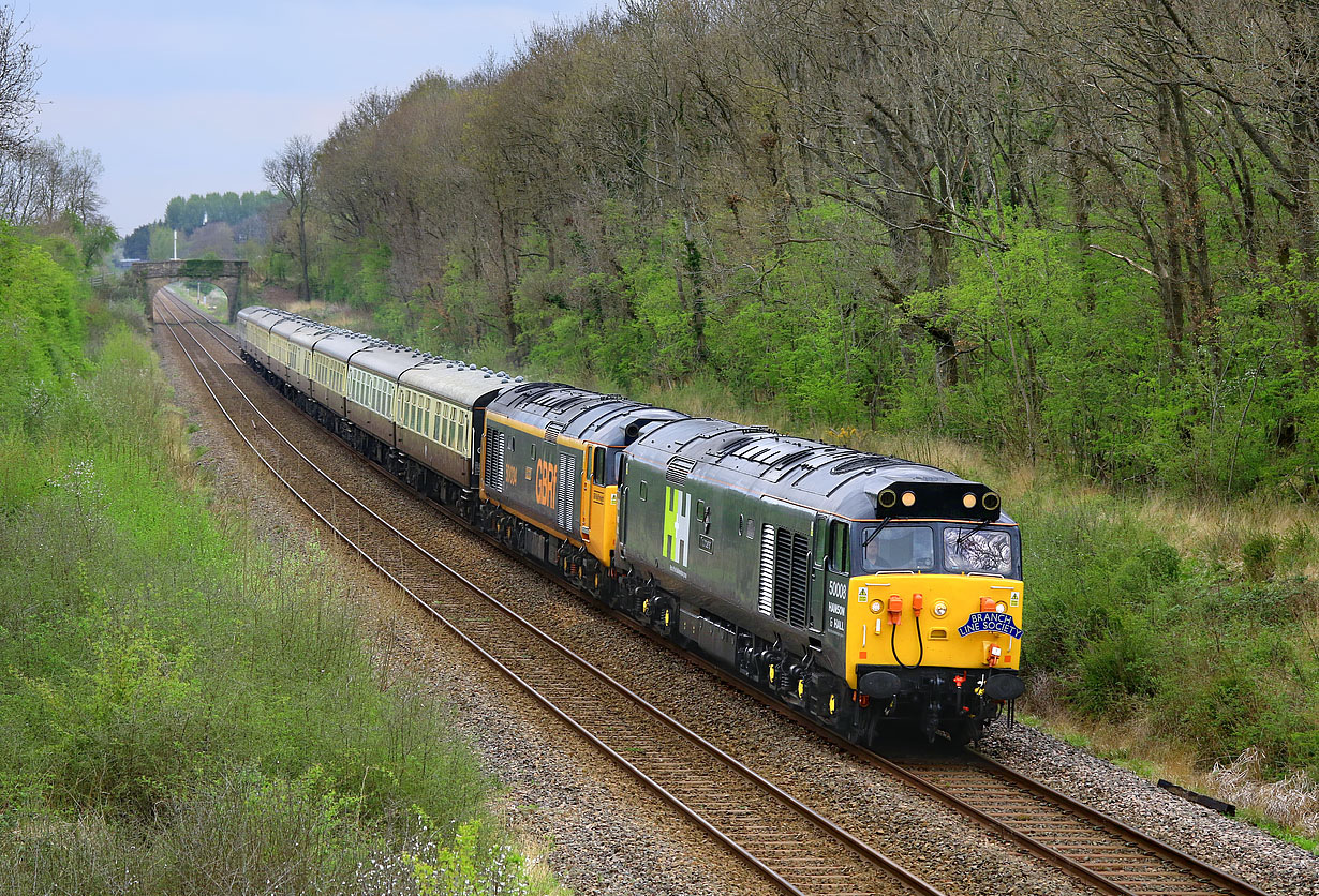 50008 & 50007 Churchill Heath 22 April 2022