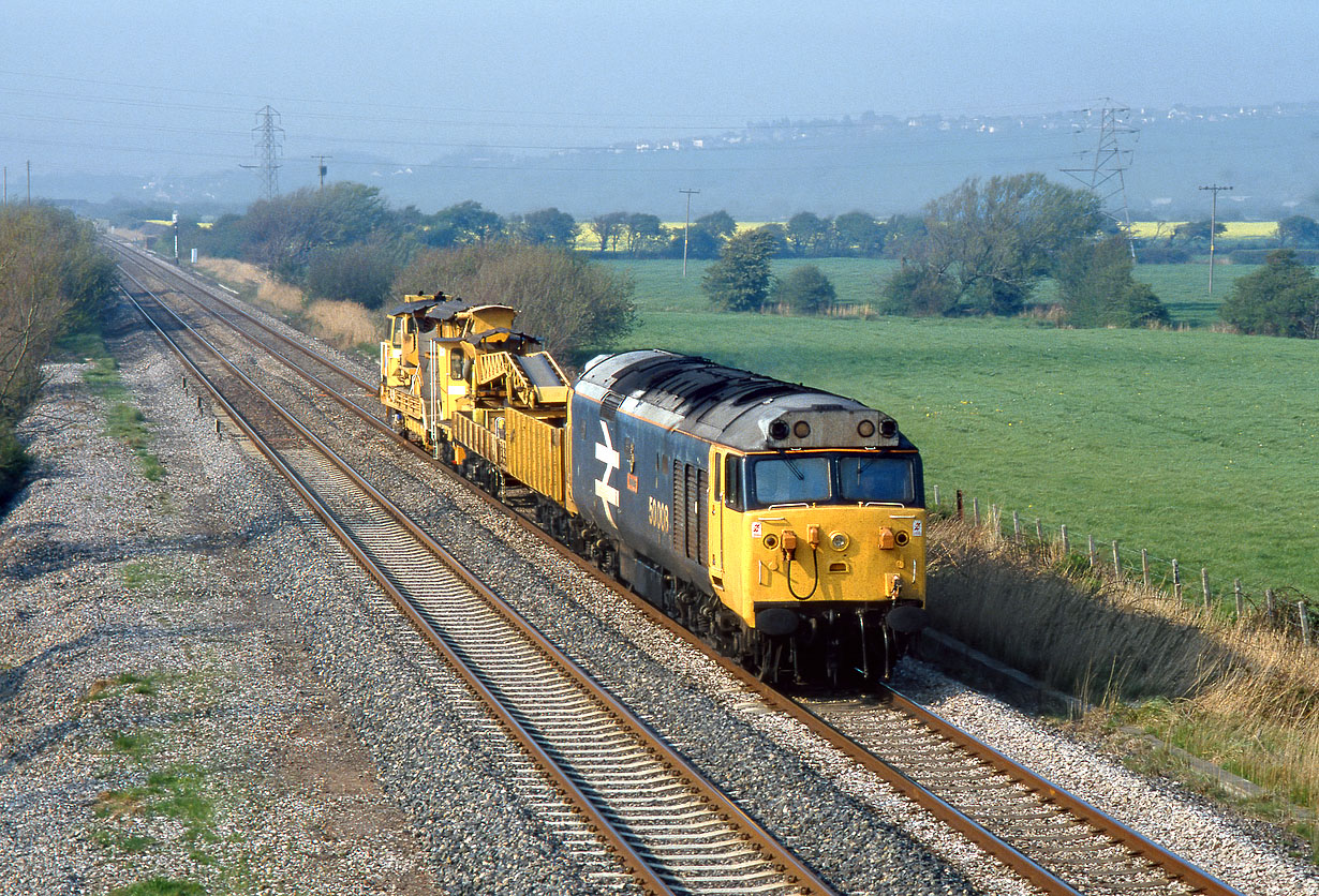 50008 Lympsham 25 April 1990